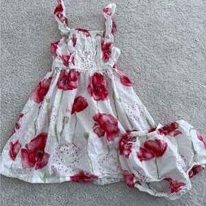 Penelope Mack Red and White Dress Set